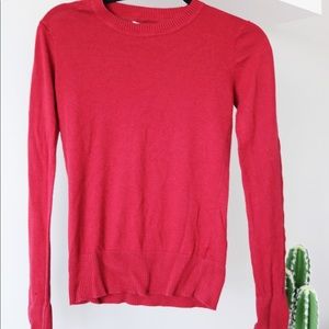 Lightweight Red/Orange Sweater (Size M)